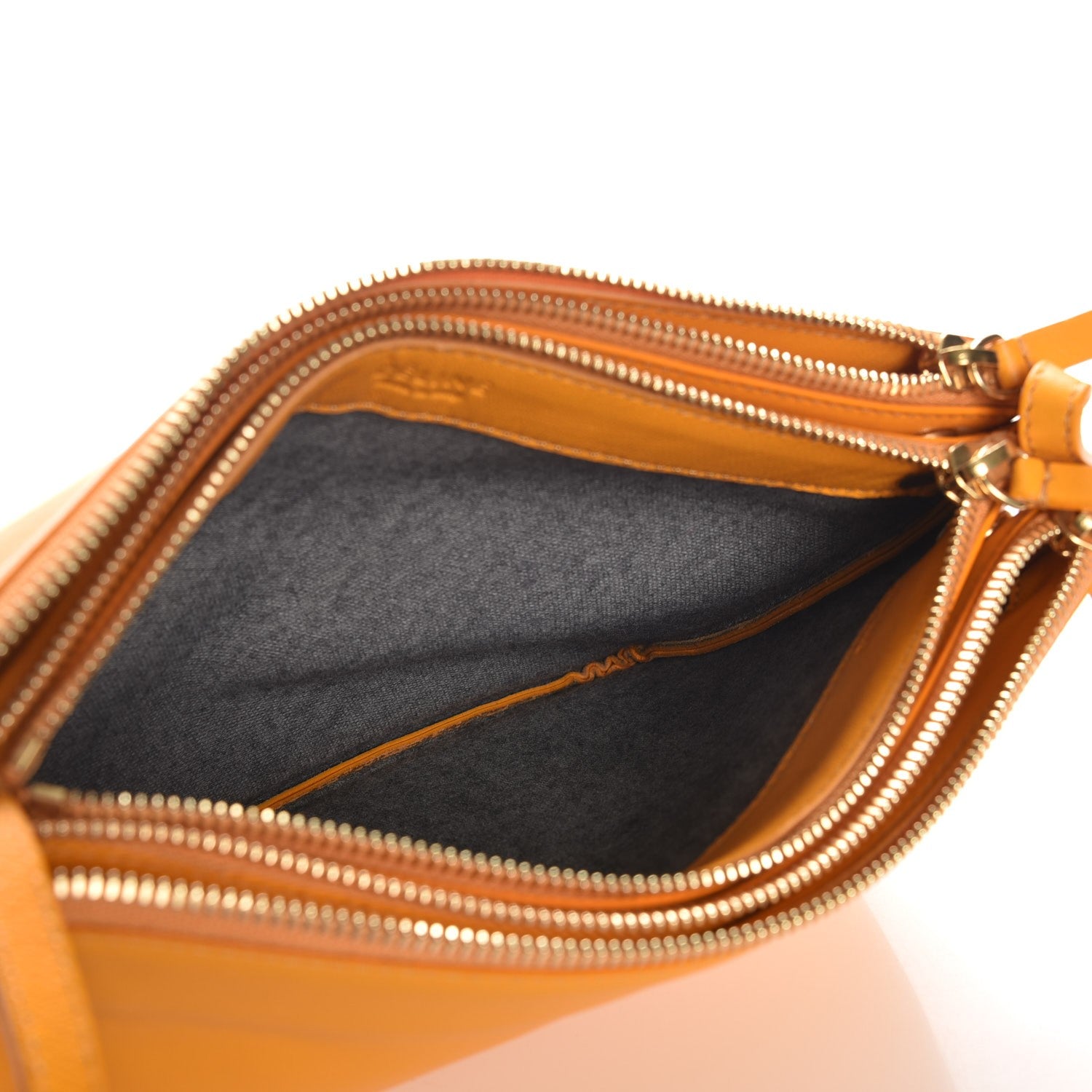 Celine Lambskin Large Trio Crossbody Sunflower 5 of 8