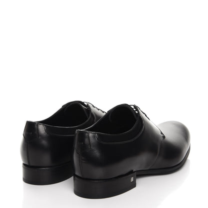 Louis Vuitton Lambskin Derby Lace Up Shoes 8 Black 4 of 8