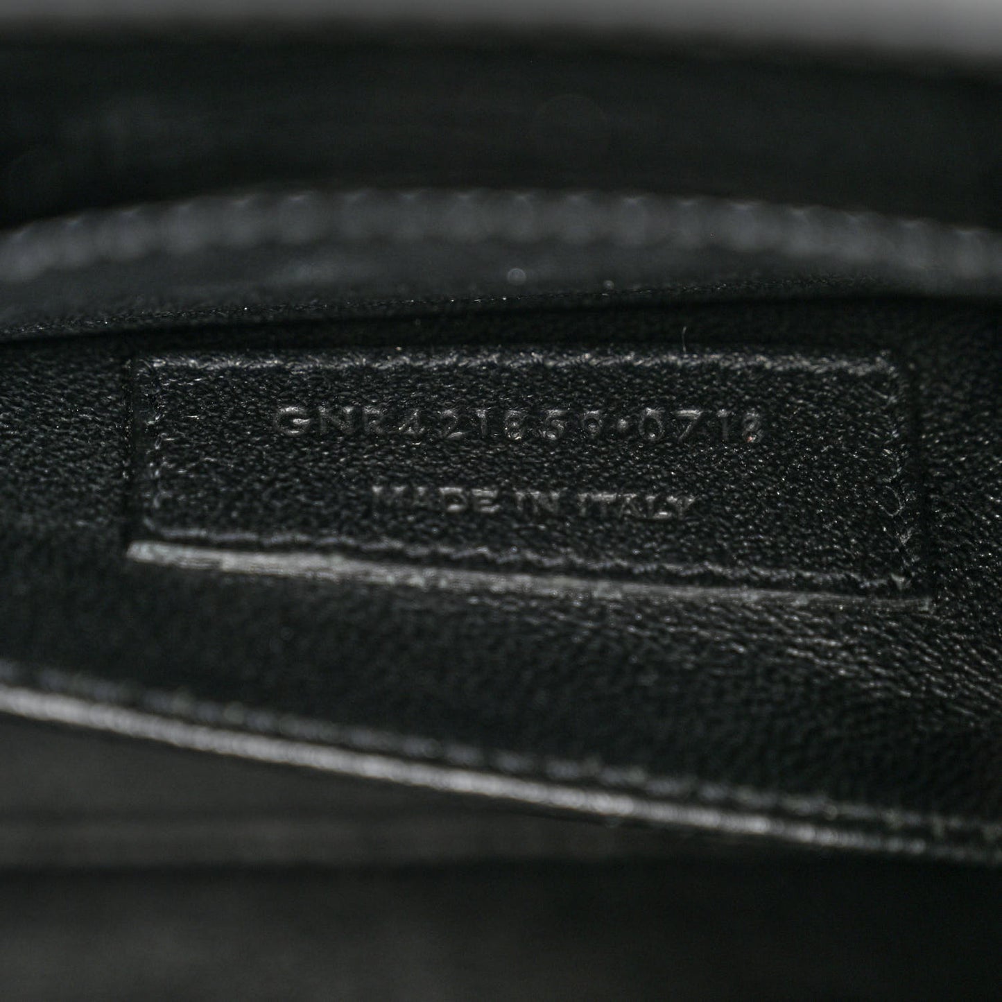 Ribbed Patent Calfskin Baby Sac De Jour Black