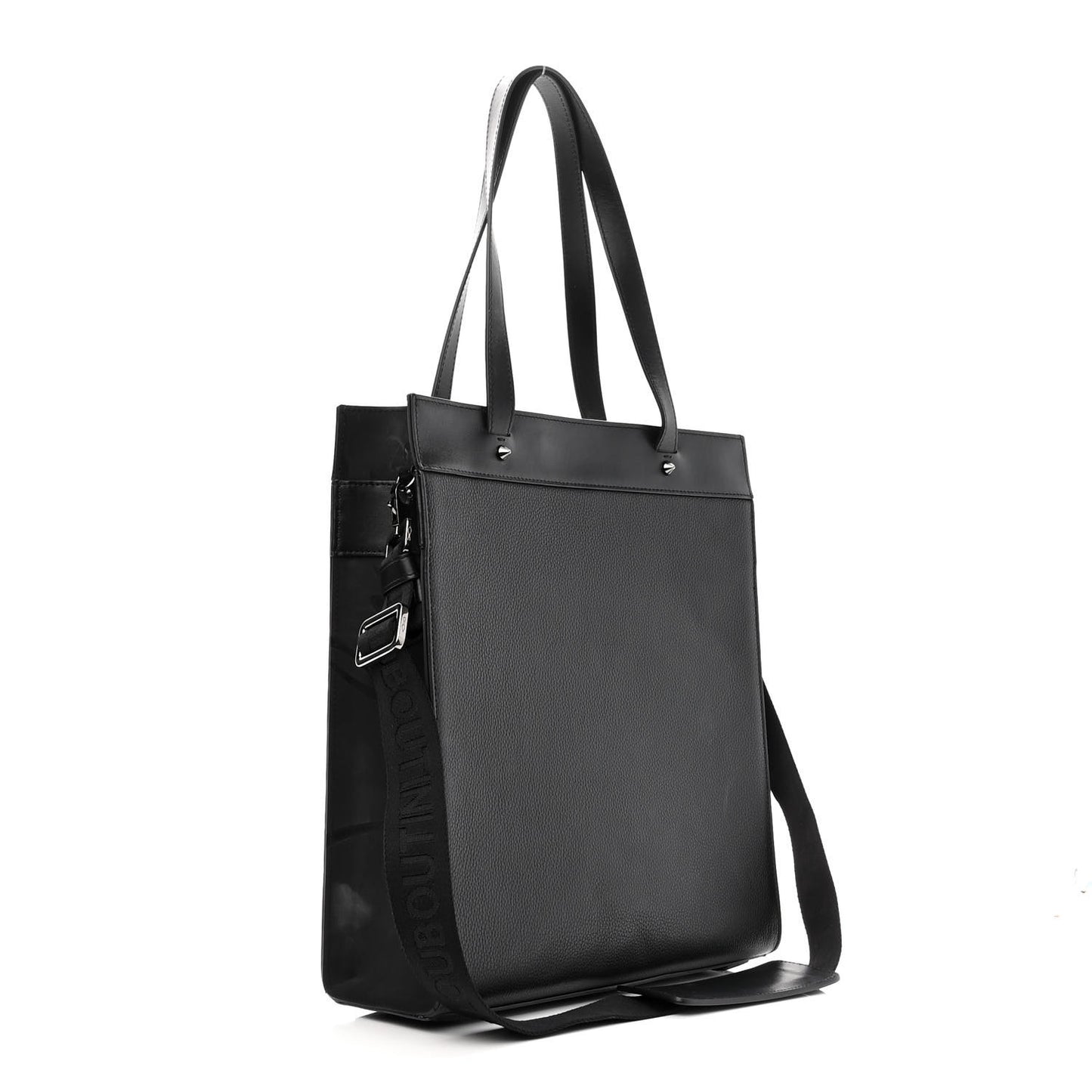 Grained Calfskin Ruistote Tote Black
