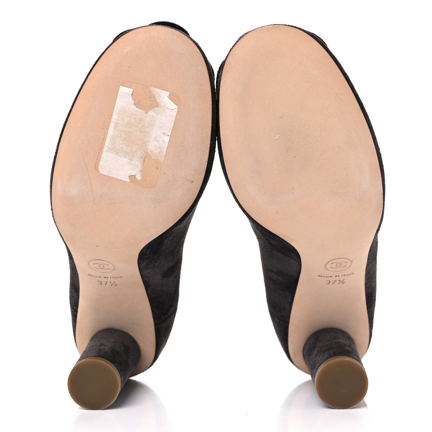 Suede Camellia Pumps 37.5 Grey