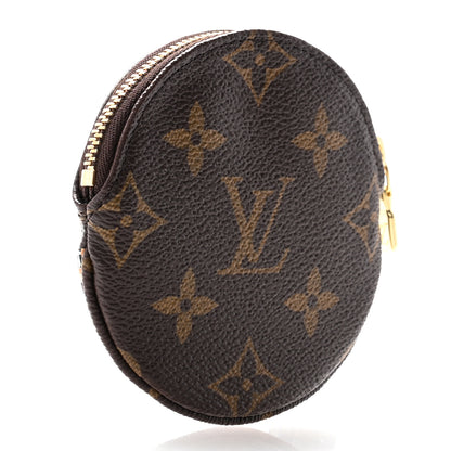 Louis Vuitton Monogram 2019 Christmas Animation Round Coin Purse Blue 3 of 8