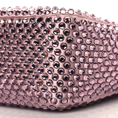 Prada Satin Crystal Mini Re-Edition 2000 Bag Alabastro 10 of 11