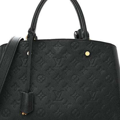 Louis Vuitton Empreinte Montaigne MM Black 8 of 13