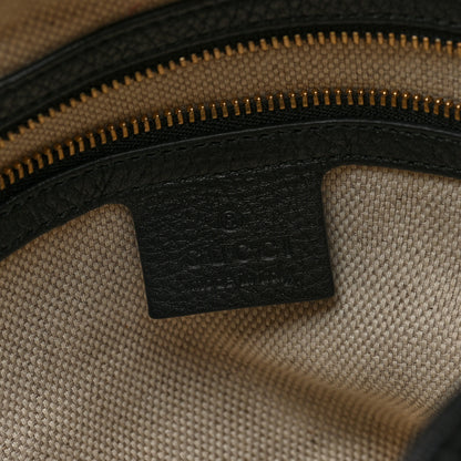 Gucci Pebbled Calfskin Medium Soho Chain Shoulder Bag Black 6 of 10