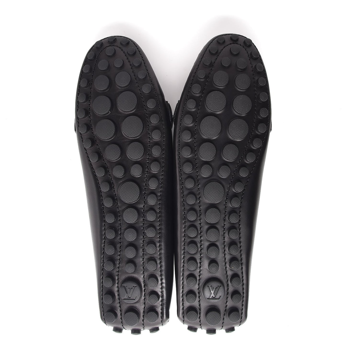 Calfskin Monte Carlo Moccasin Loafers 38.5 Black