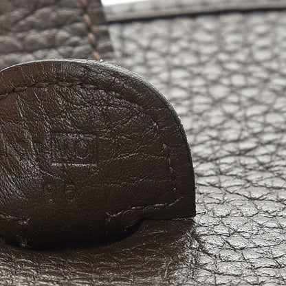 Hermes Taurillon Clemence Evelyne III PM Vert de Gris 7 of 8