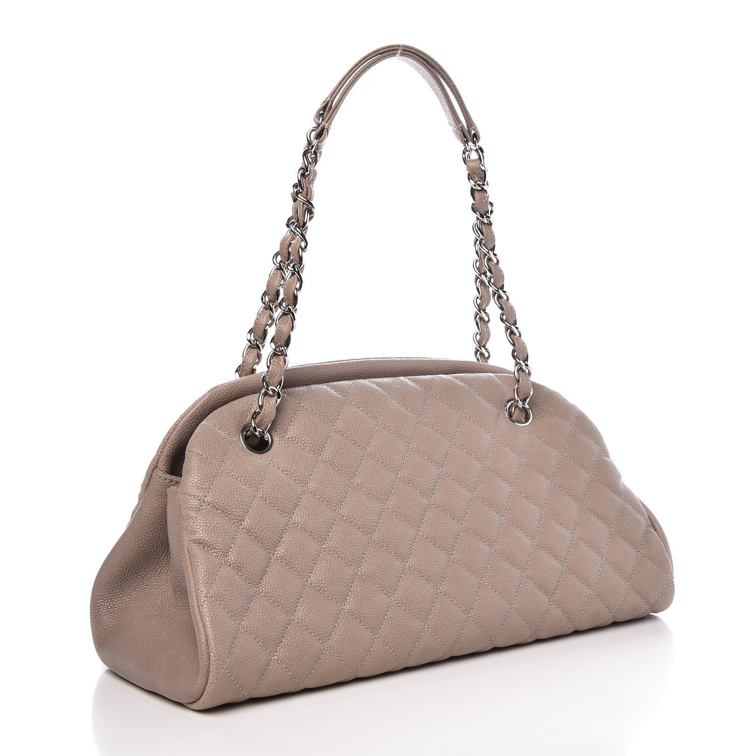 Chanel Caviar Medium Just Mademoiselle Grey 3 of 8