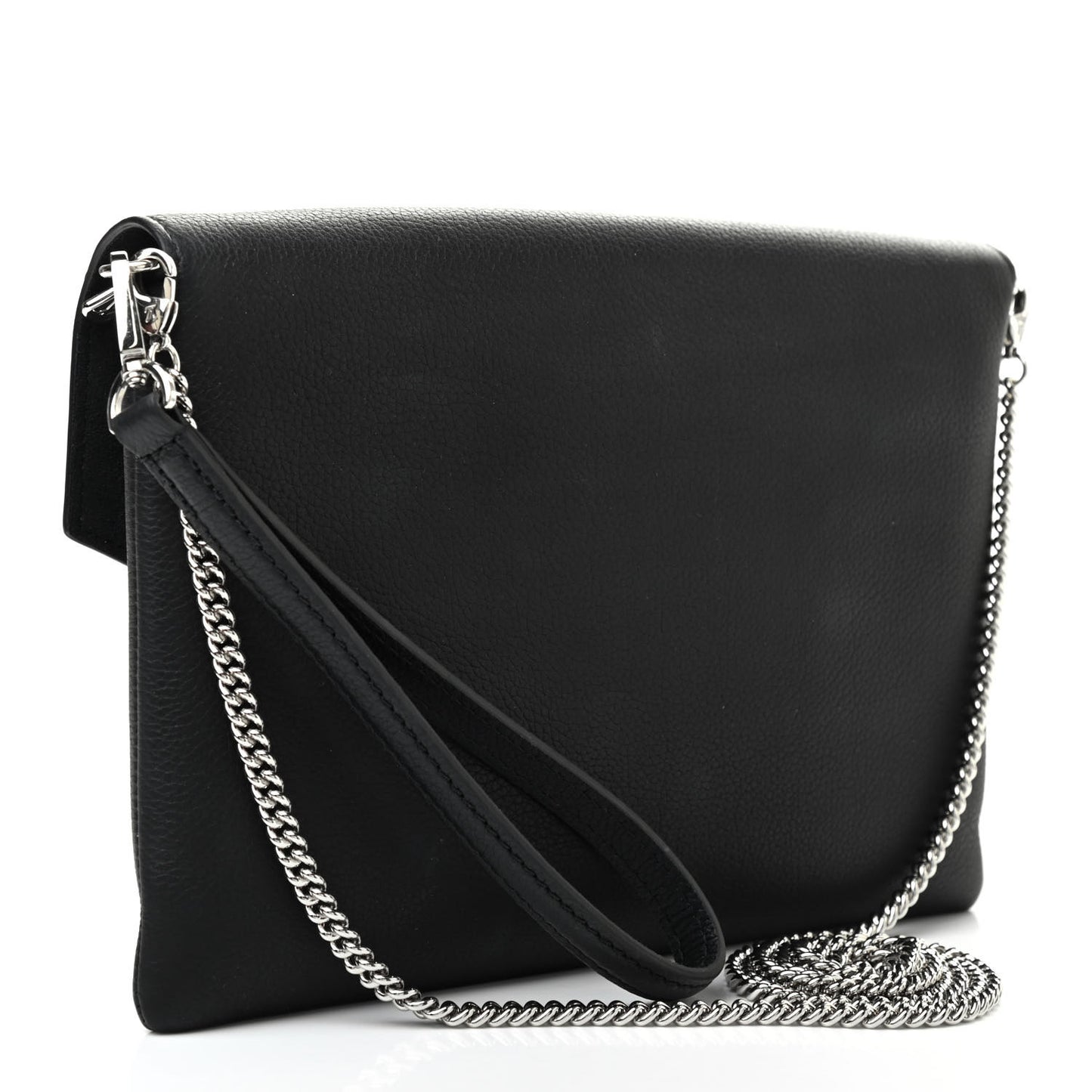 Soft Calfskin My Lockme Pochette Black