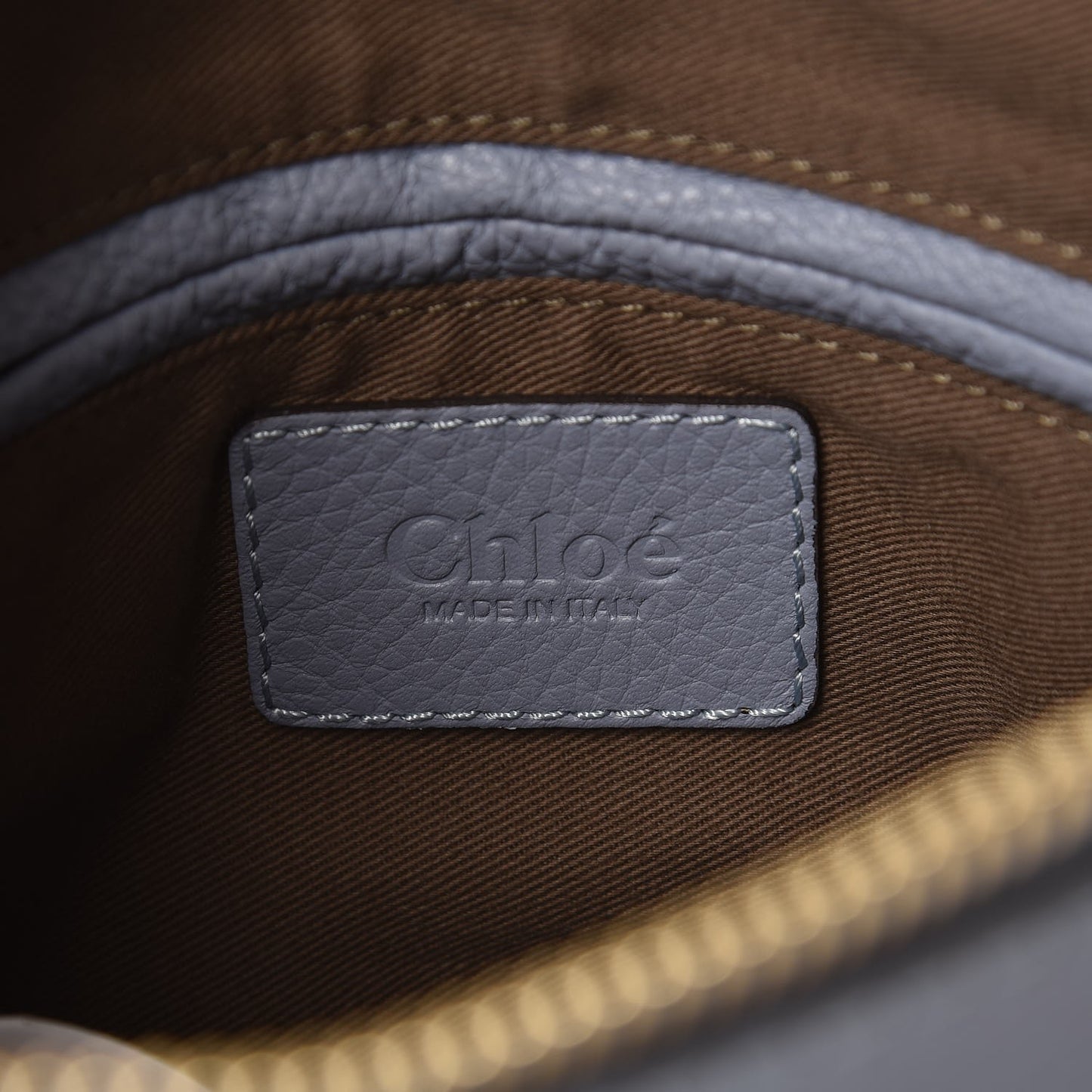 Calfskin Small Marcie Satchel Washed Blue
