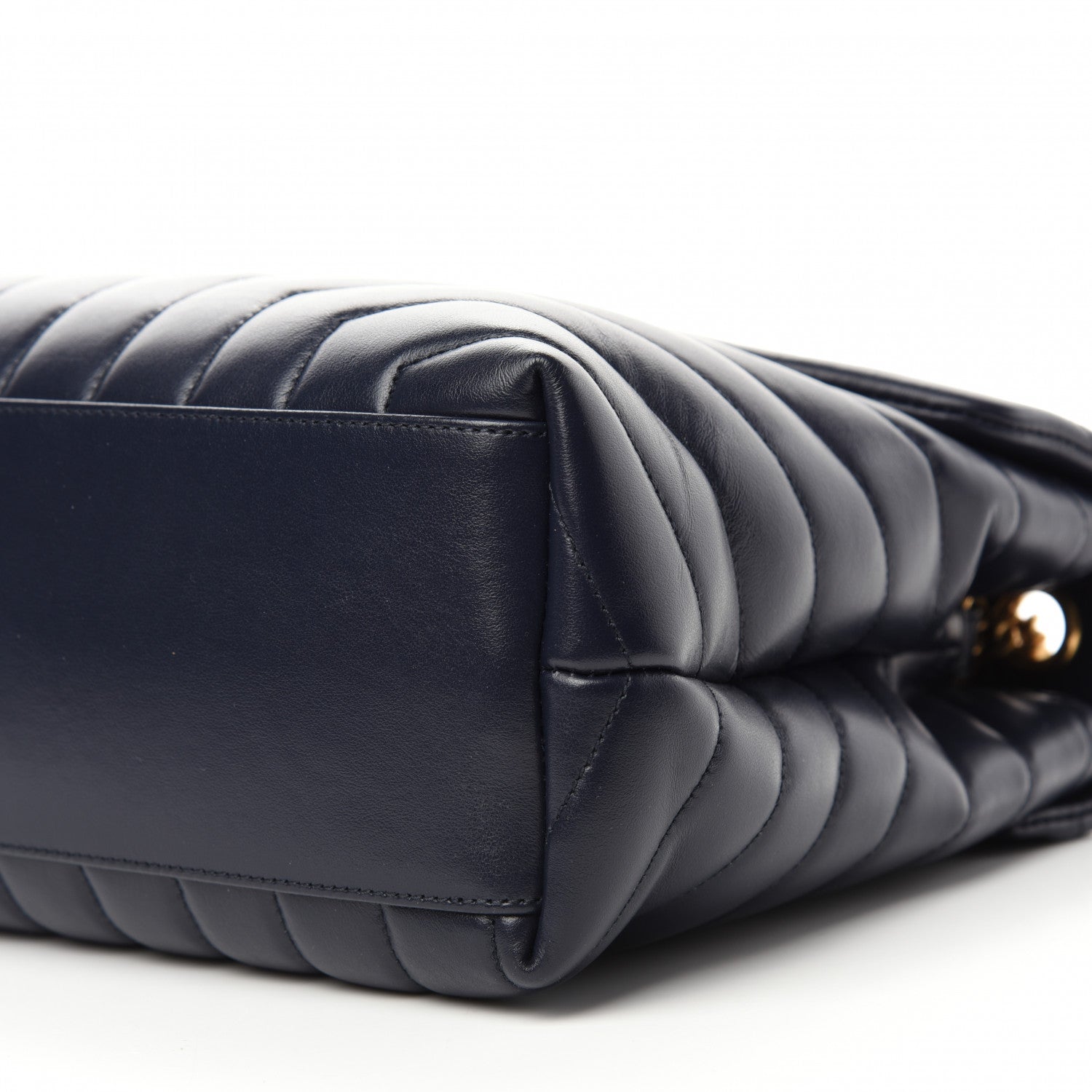 Saint Laurent Calfskin Y Quilted Monogram Medium Loulou Chain Satchel Medium Blue 11 of 11