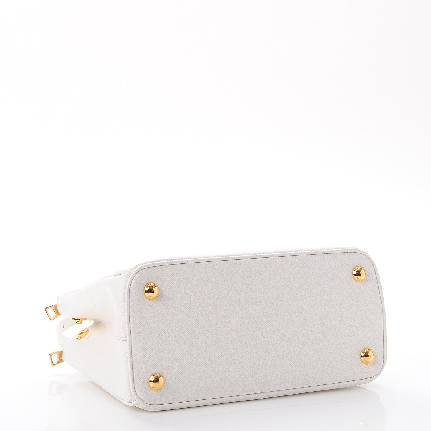 Prada Saffiano Lux Small Galleria Double Zip Tote White 5 of 8