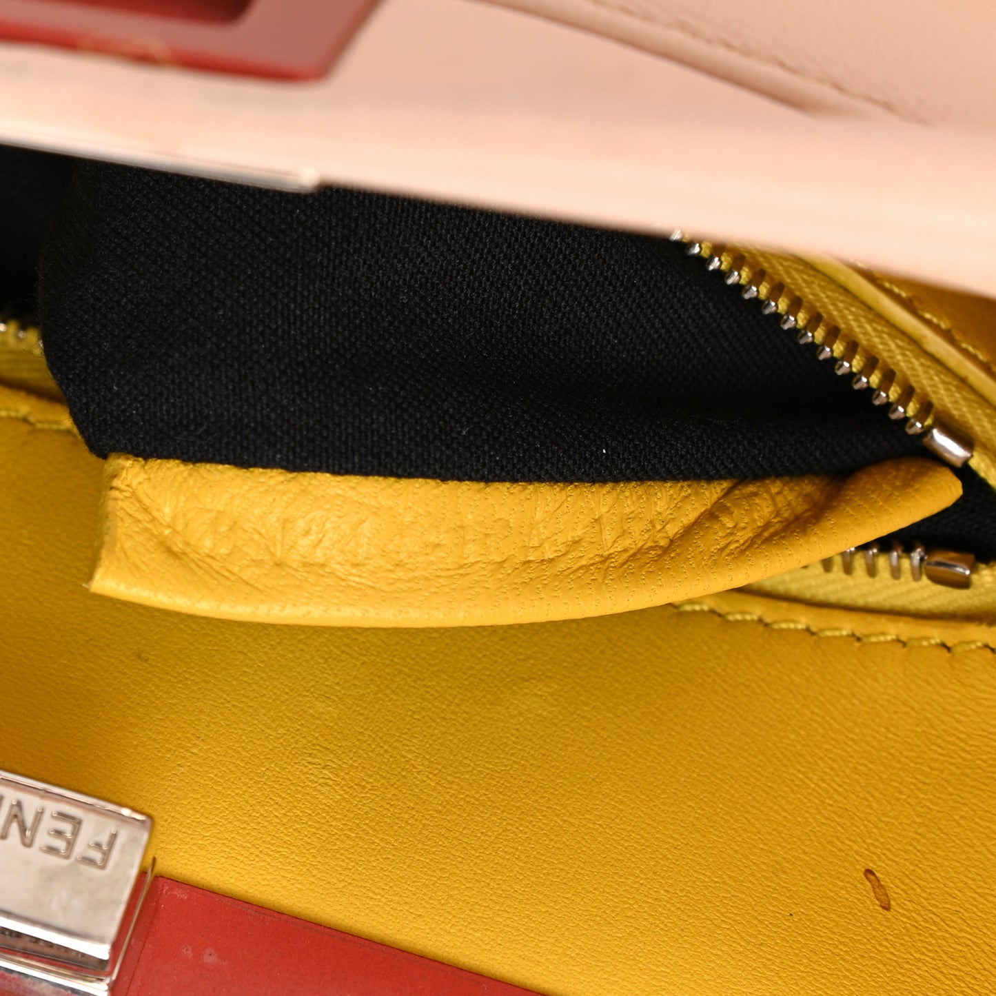Nappa Colorblock Mini Peekaboo Iconic Satchel Plaster Sunflower Papavero