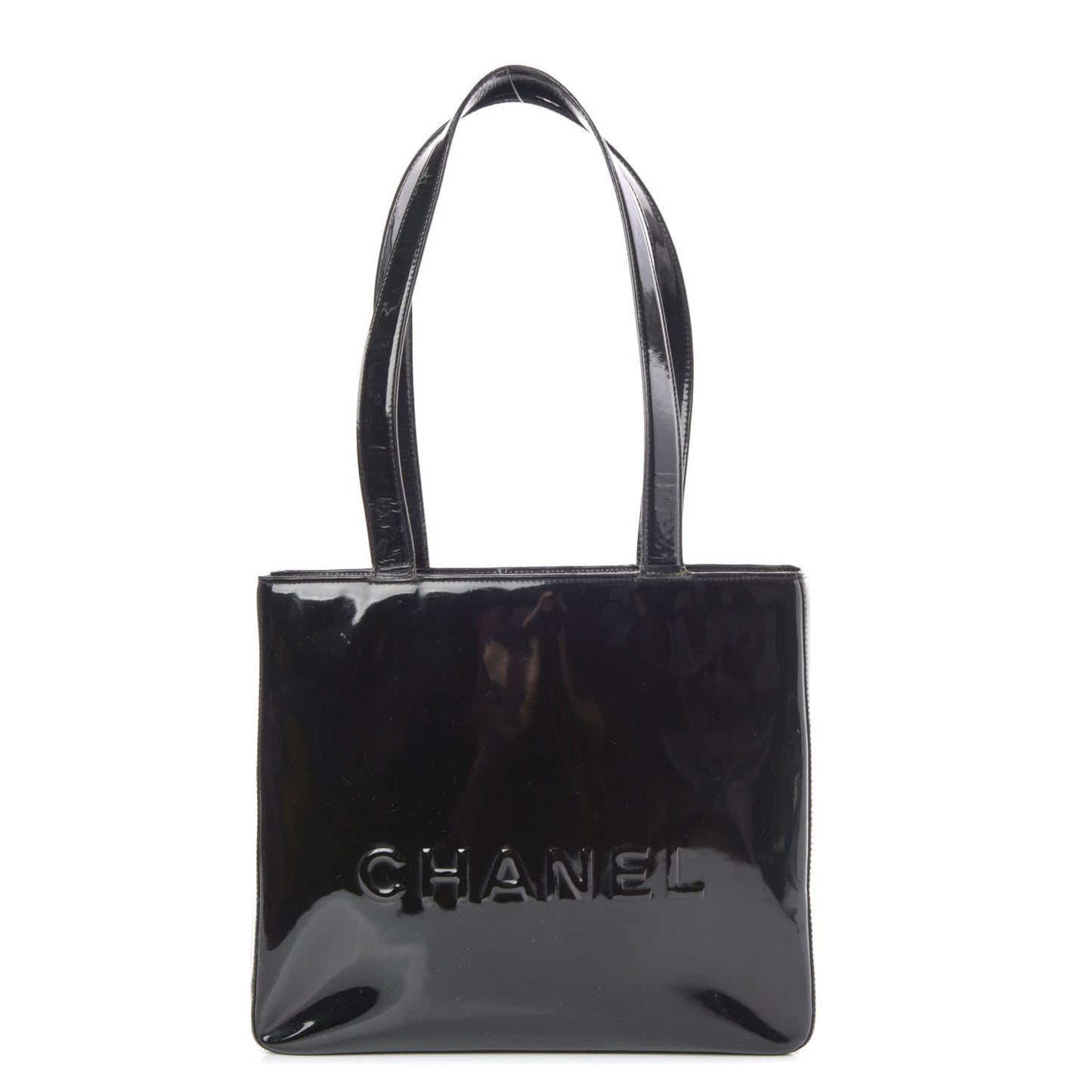 Patent Logo Tote Black
