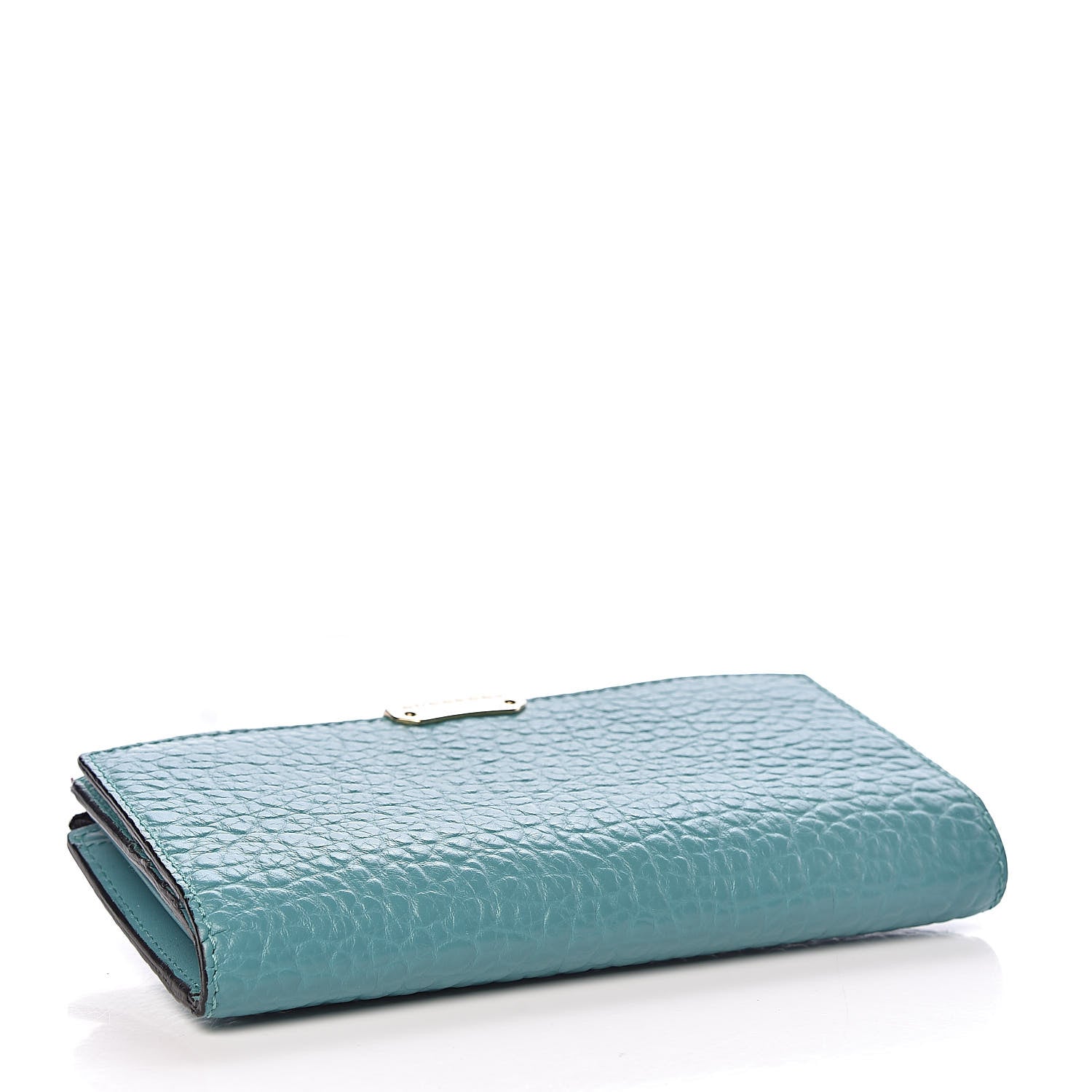Burberry Heritage Grain Alvington Continental Wallet Turquoise 5 of 9