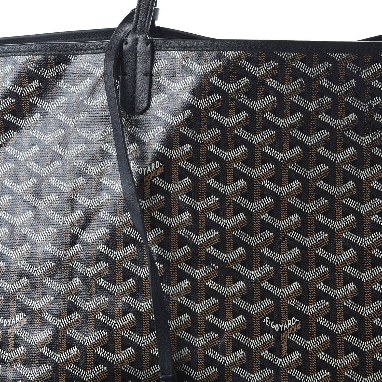 Goyard Goyardine Saint Louis GM Black 8 of 8
