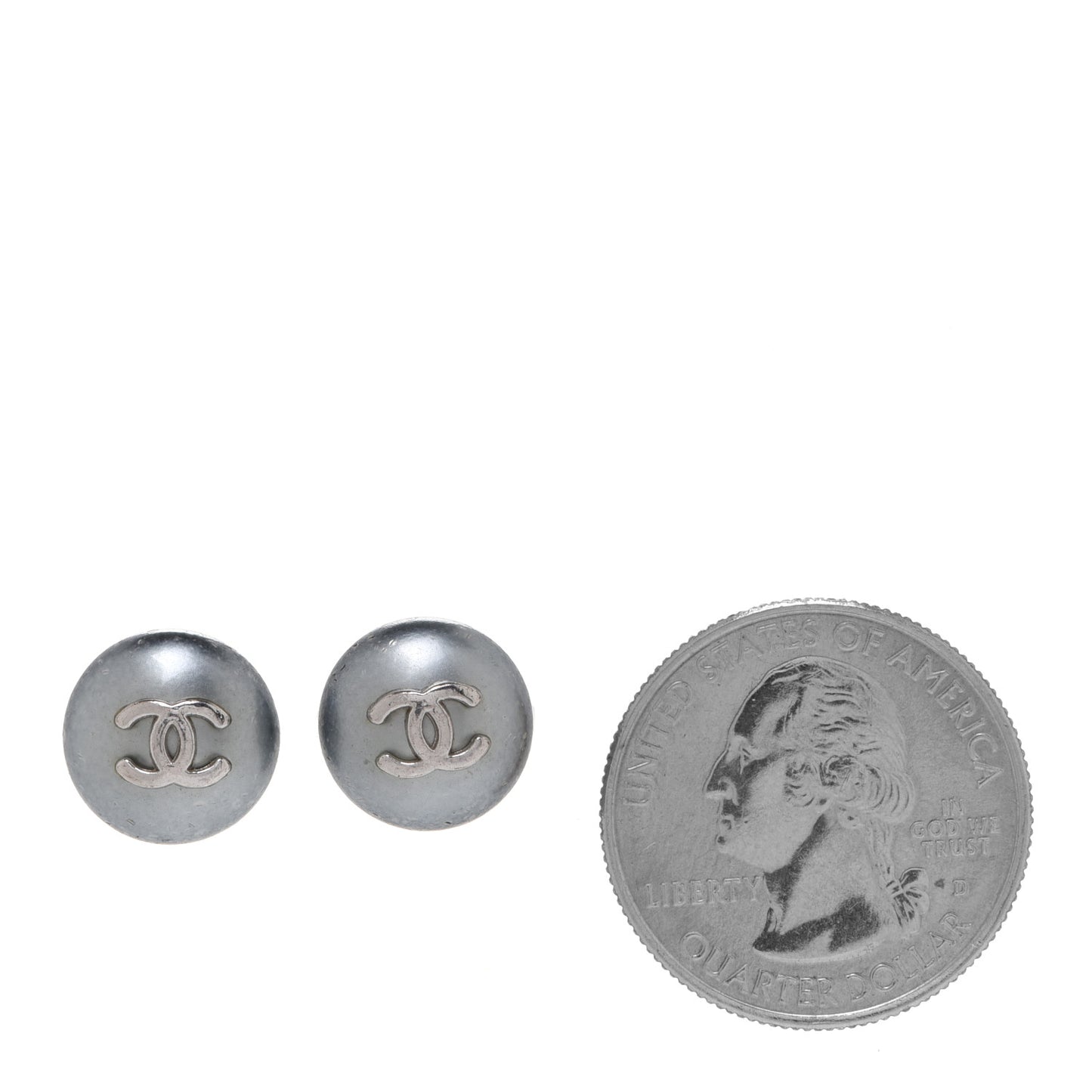 CC Earrings Silver