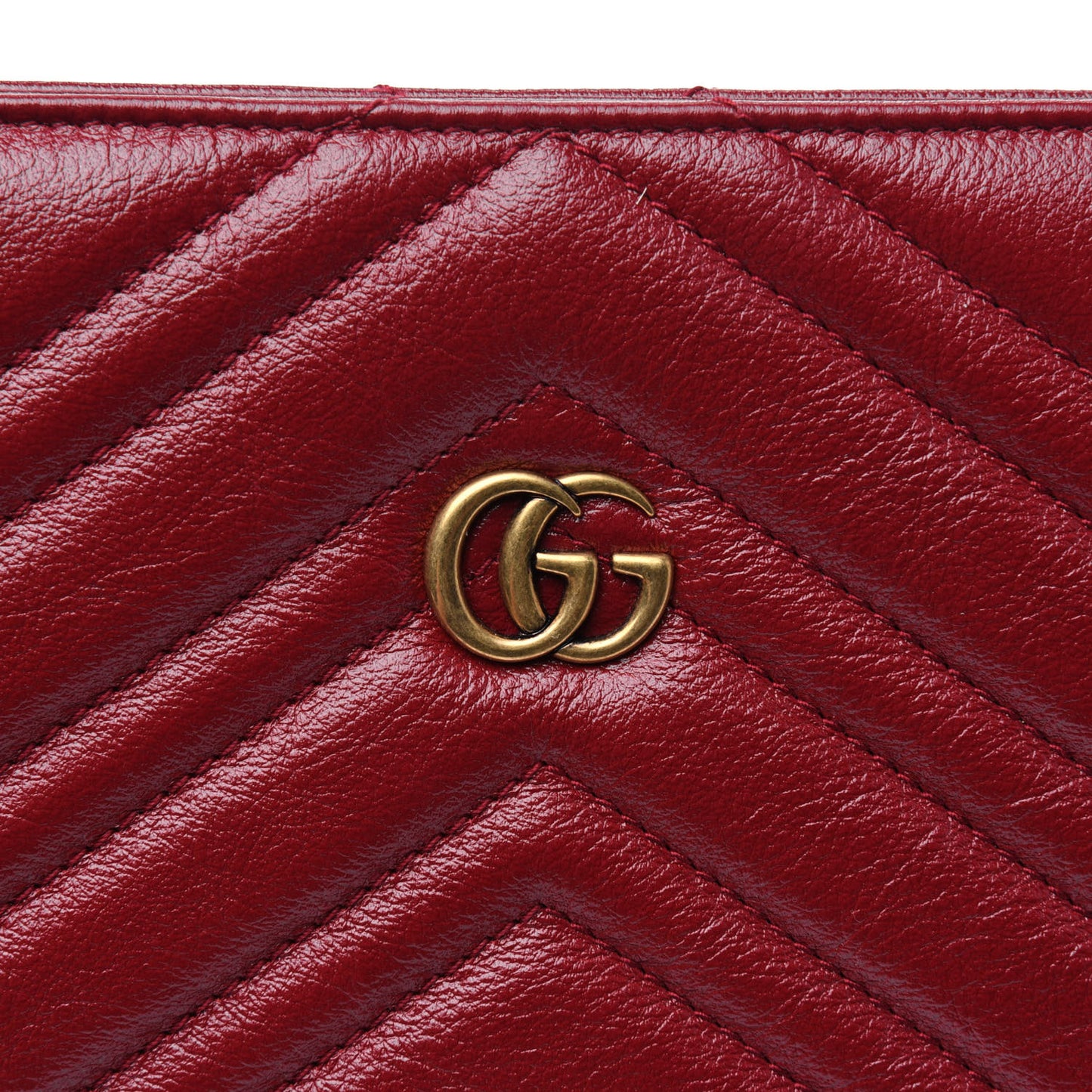 Azalea Calfskin Matelasse Heart Medium GG Marmont Slim Shoulder Bag Romantic Cerise