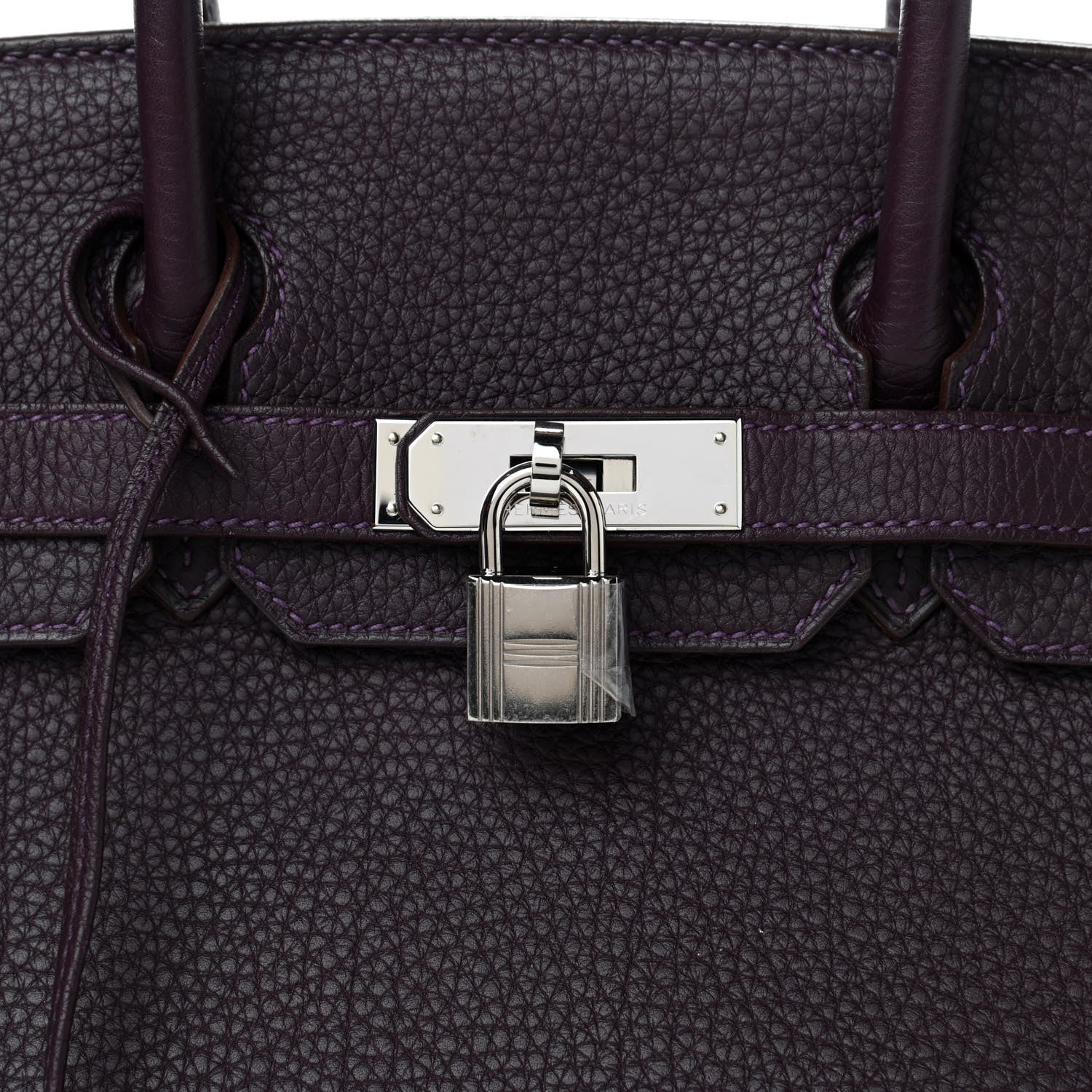 Hermes Togo Birkin 30 Raisin 9 of 10