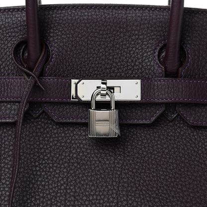 Hermes Togo Birkin 30 Raisin 9 of 10