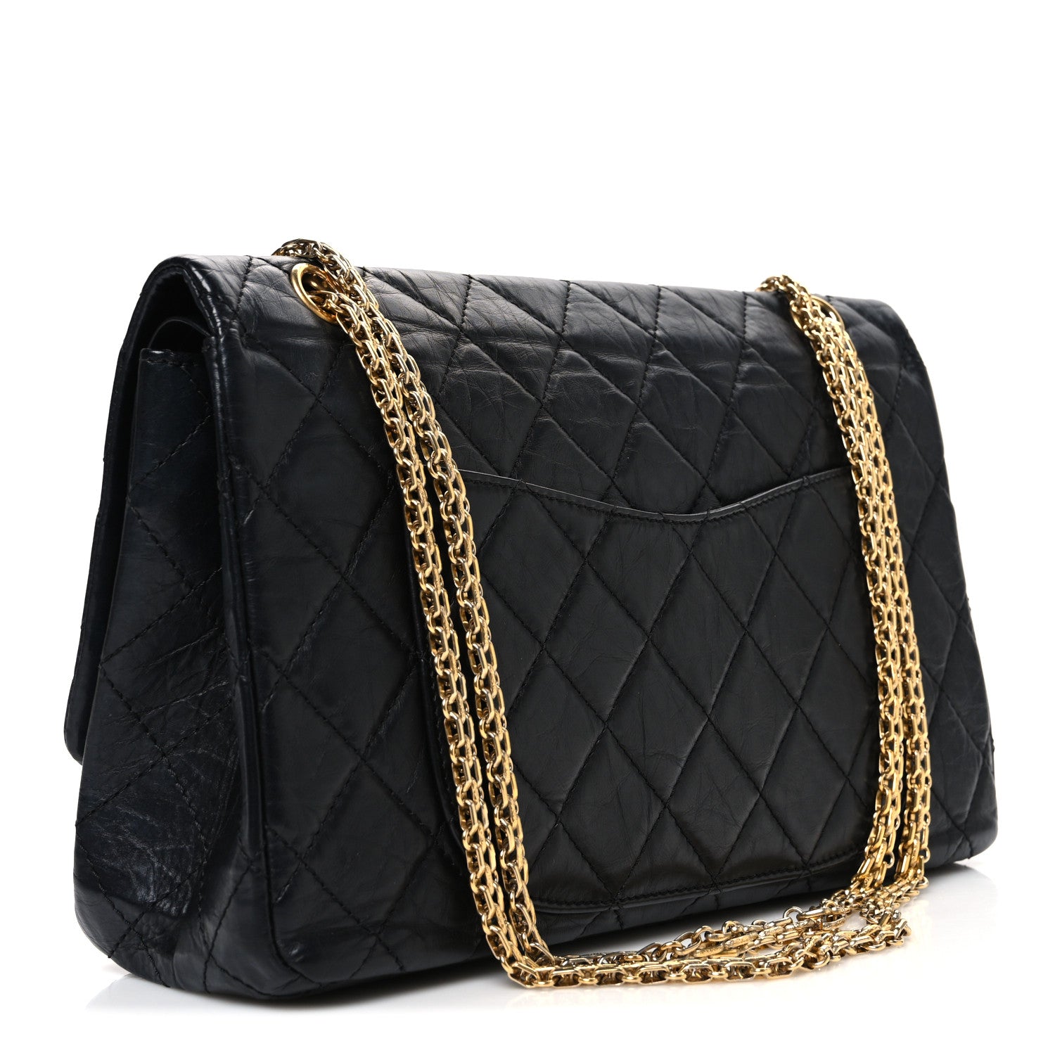 Chanel Aged Calfskin Quilted 2.55 Reissue 227 Flap Black 3 of 10