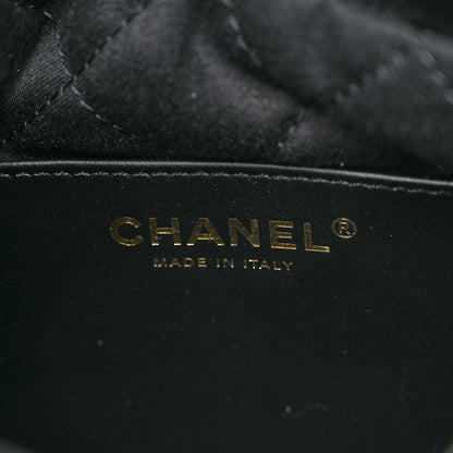 Chanel Shiny Calfskin Quilted Mini Chanel 22 Black 6 of 10