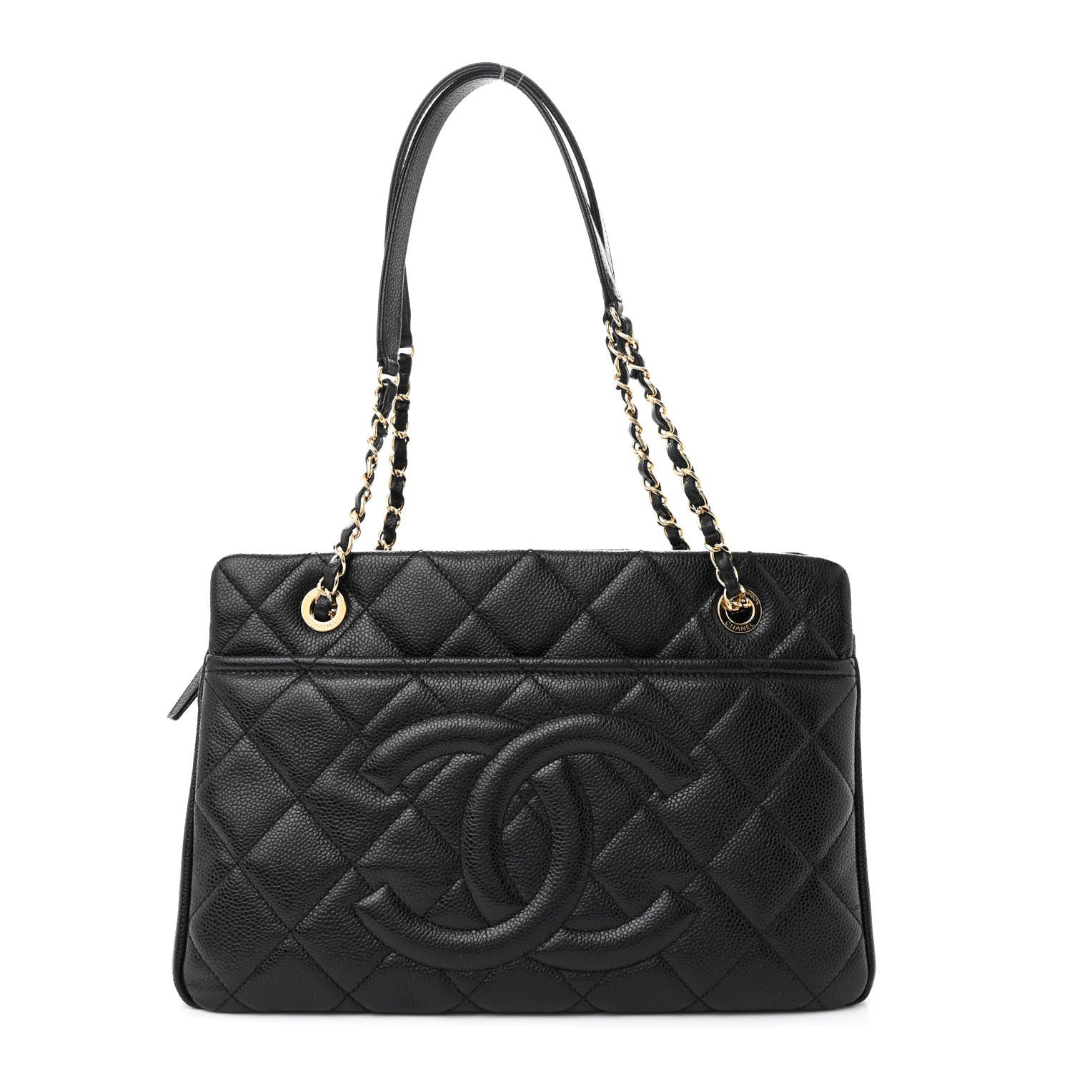 Chanel Caviar Quilted Timeless CC Soft Tote Black 1 of 13