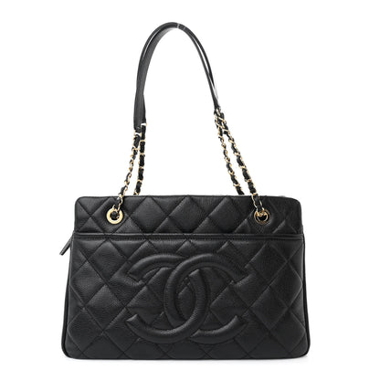 Chanel Caviar Quilted Timeless CC Soft Tote Black 1 of 13