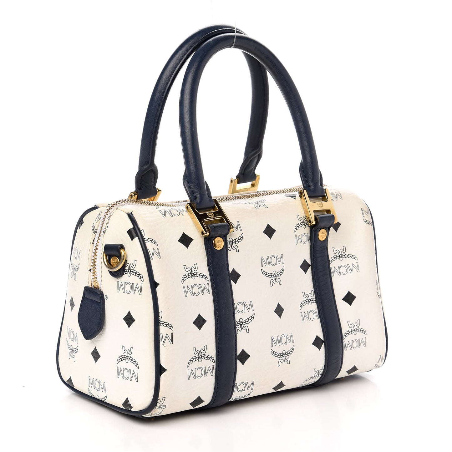 Visetos Boston Satchel Satchel White