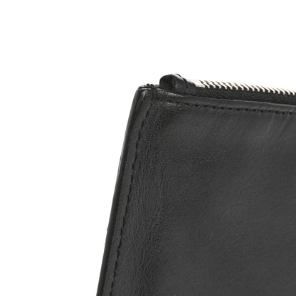 Fendi Vitello Century Monster Eyes Inlay Pouch Black Giallo 9 of 9