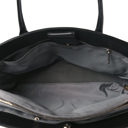 Chanel Calfskin Cerf Executive Shopper Tote Black 4 of 8