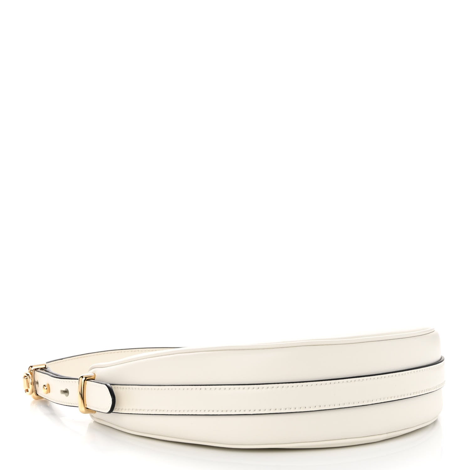 Prada Soft Calfskin Arque Shoulder Bag White 4 of 9