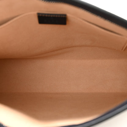 Gucci GG Supreme Monogram Web Ophidia Pouch Beige Blue 5 of 8