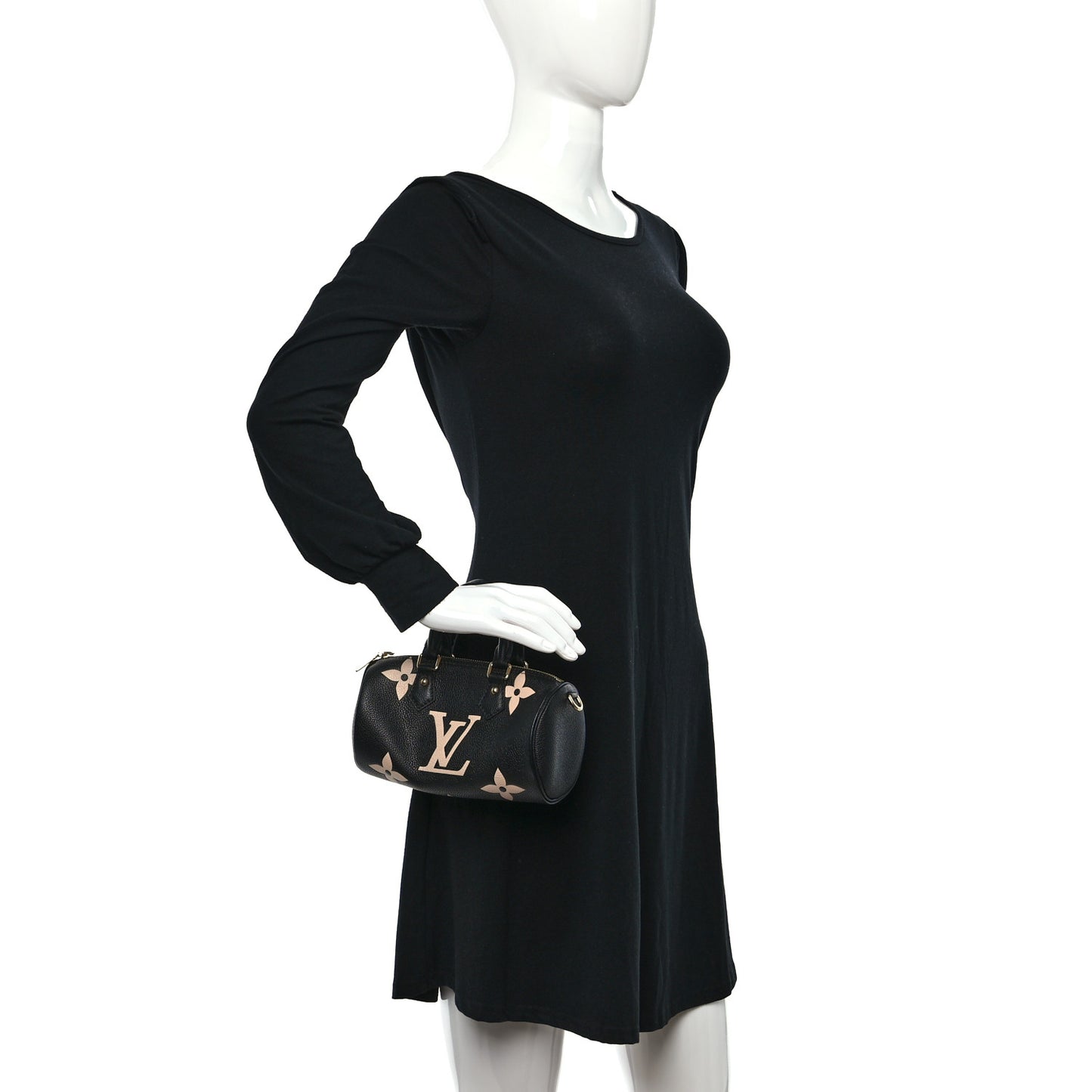 Empreinte Monogram Giant Papillon BB Black Beige