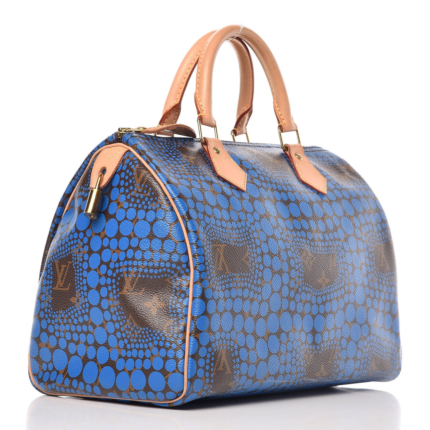 Monogram Kusama Town Speedy 30 Blue