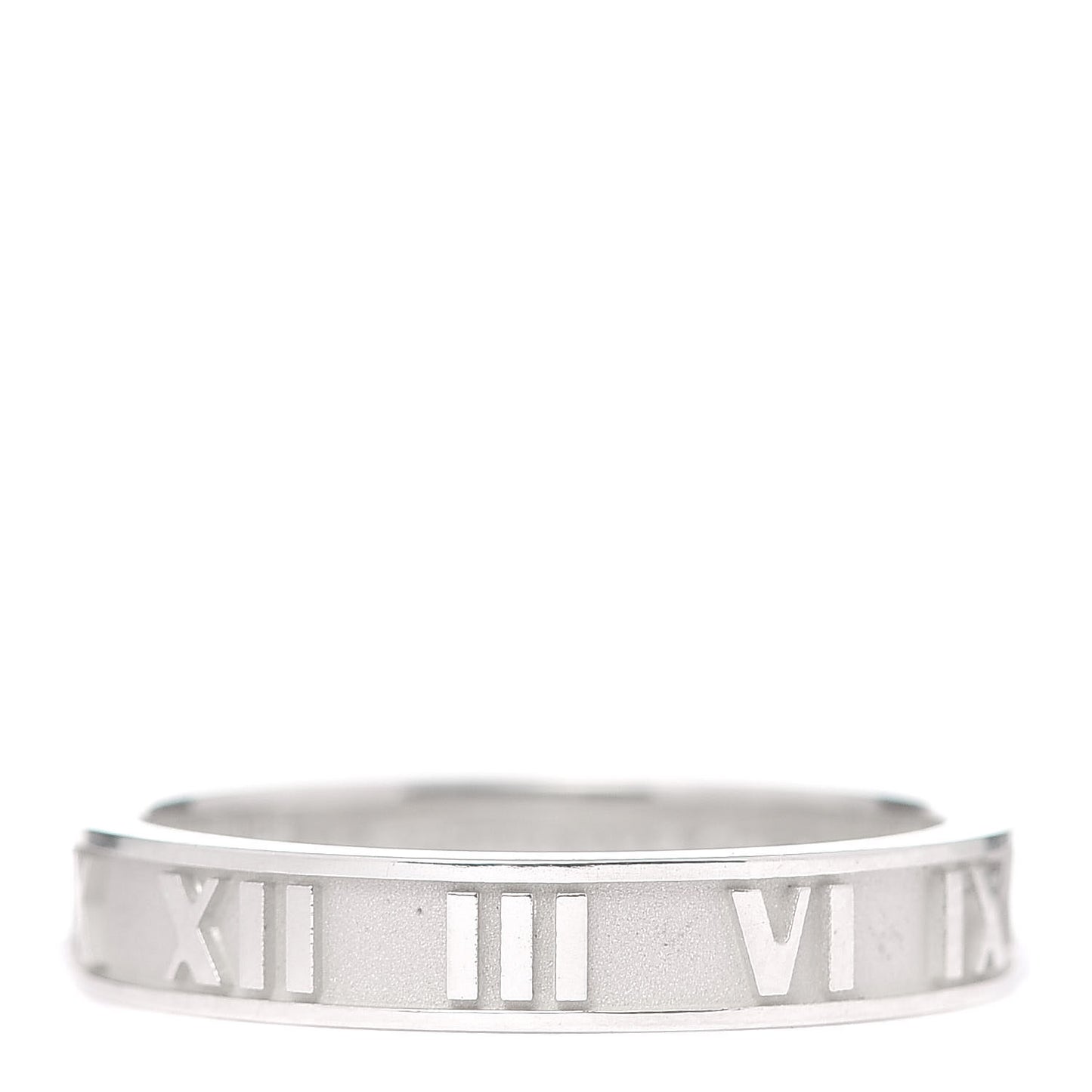 Sterling Silver Narrow Atlas Ring 59 8.75