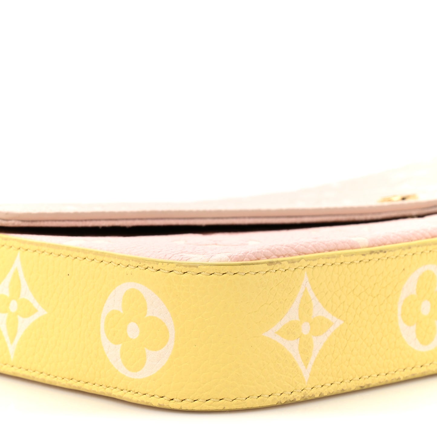 Empreinte Spring in the City Felicie Pochette Chain Wallet Pink Beige Yellow