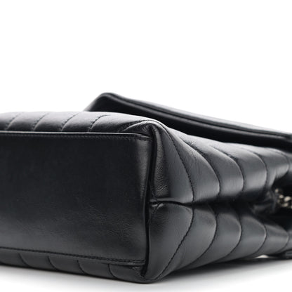 Saint Laurent Calfskin Y Quilted Monogram Small Loulou Chain Satchel Black 13 of 13