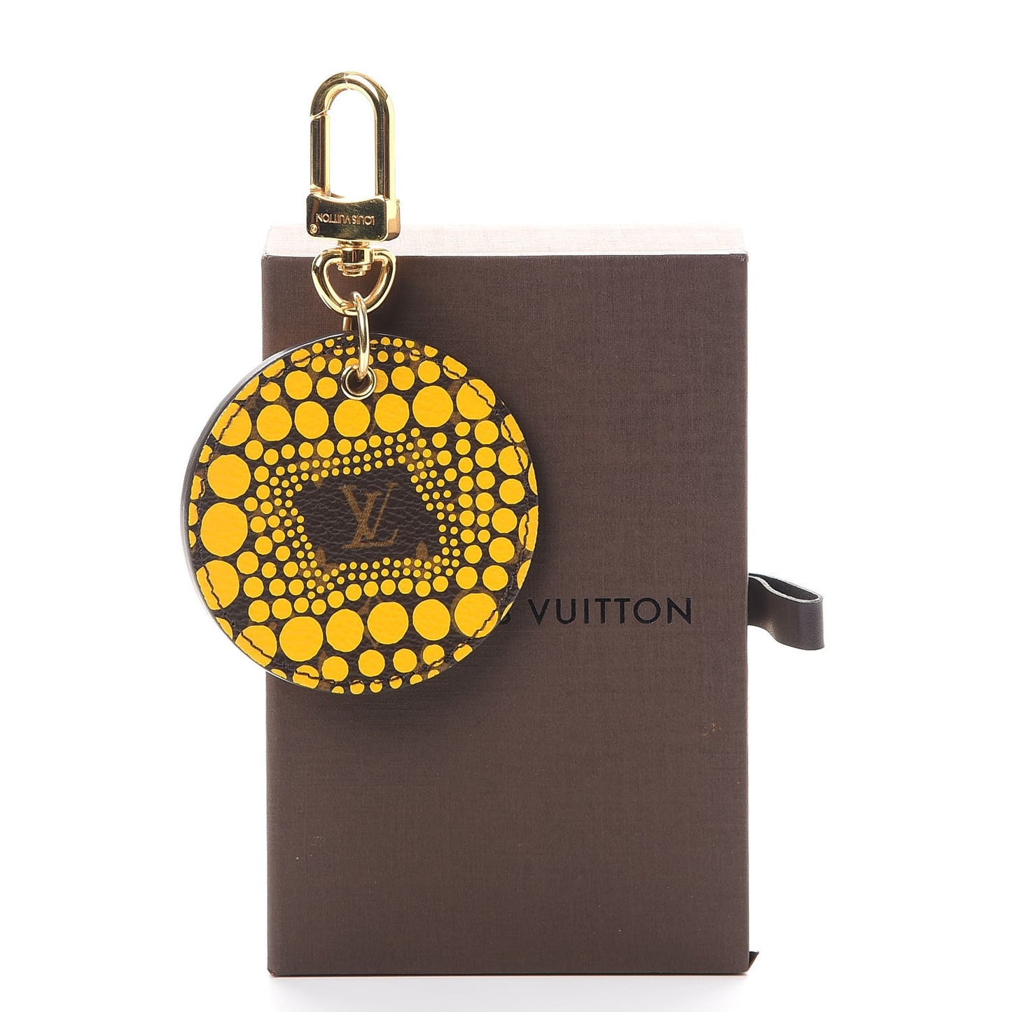 Monogram Kusama Town Key Ring Yellow