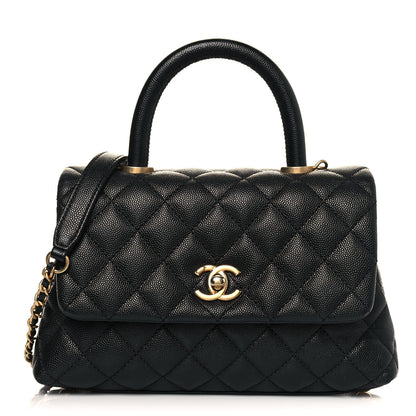 Chanel Caviar Quilted Mini Coco Handle Flap Black 1 of 13