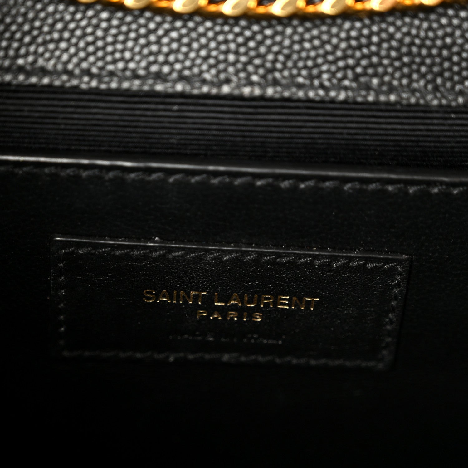 Saint Laurent Grain De Poudre Small Monogram Kate Satchel Black 6 of 14