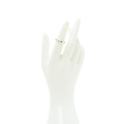 Cartier 18K White Gold Diamond 2.5mm Maillon Panthere Wedding Band Ring 49 4.75 2 of 4