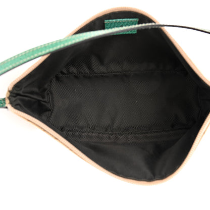 Gucci Monogram Boat Pochette Teal 5 of 17