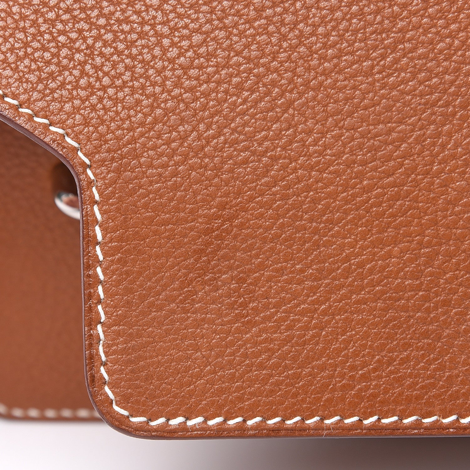 Hermes Barenia Faubourg Mini Sac Roulis Fauve 13 of 14