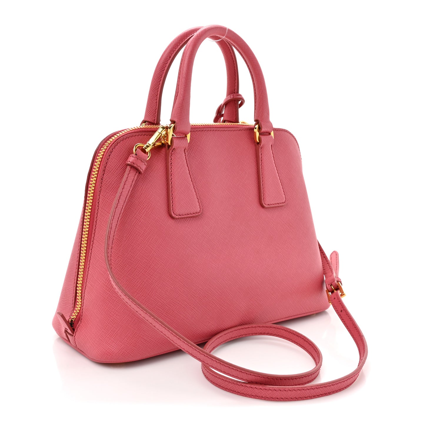 Saffiano Lux Small Promenade Tote  Peonia