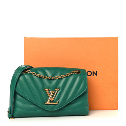 Louis Vuitton Calfskin New Wave Chain Bag MM NM  Emerald 10 of 10
