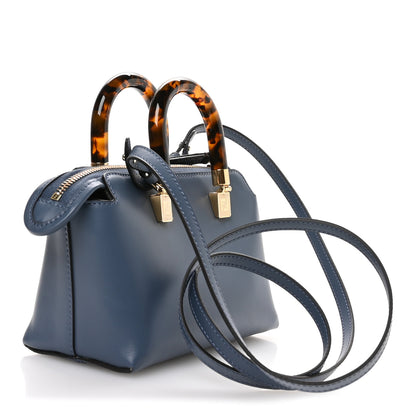 Fendi Vitello King Plexiglass Elaphe Python Print Logo Mini By The Way Mirto 3 of 10