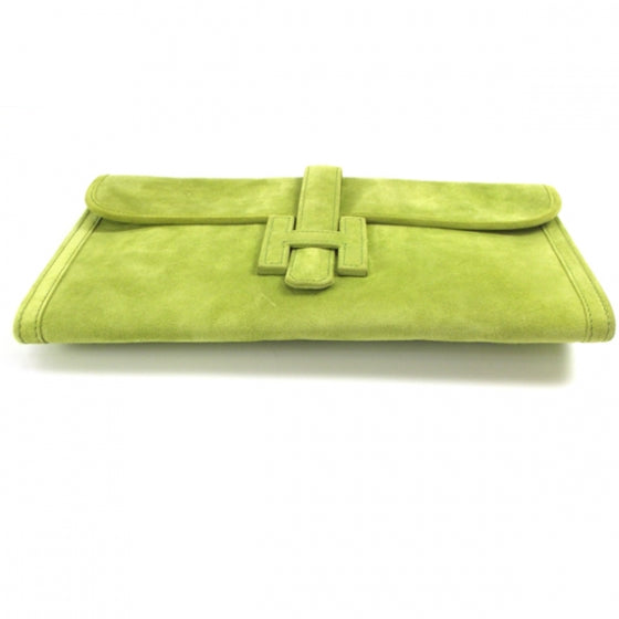 Hermes Veau Doblis Jige Elan 29 Clutch Vert Anis 4 of 8