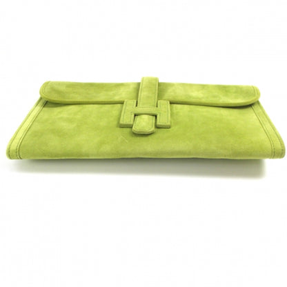 Hermes Veau Doblis Jige Elan 29 Clutch Vert Anis 4 of 8