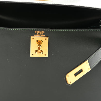 Hermes Box Kelly Sellier 28 Vert Fonce 16 of 25